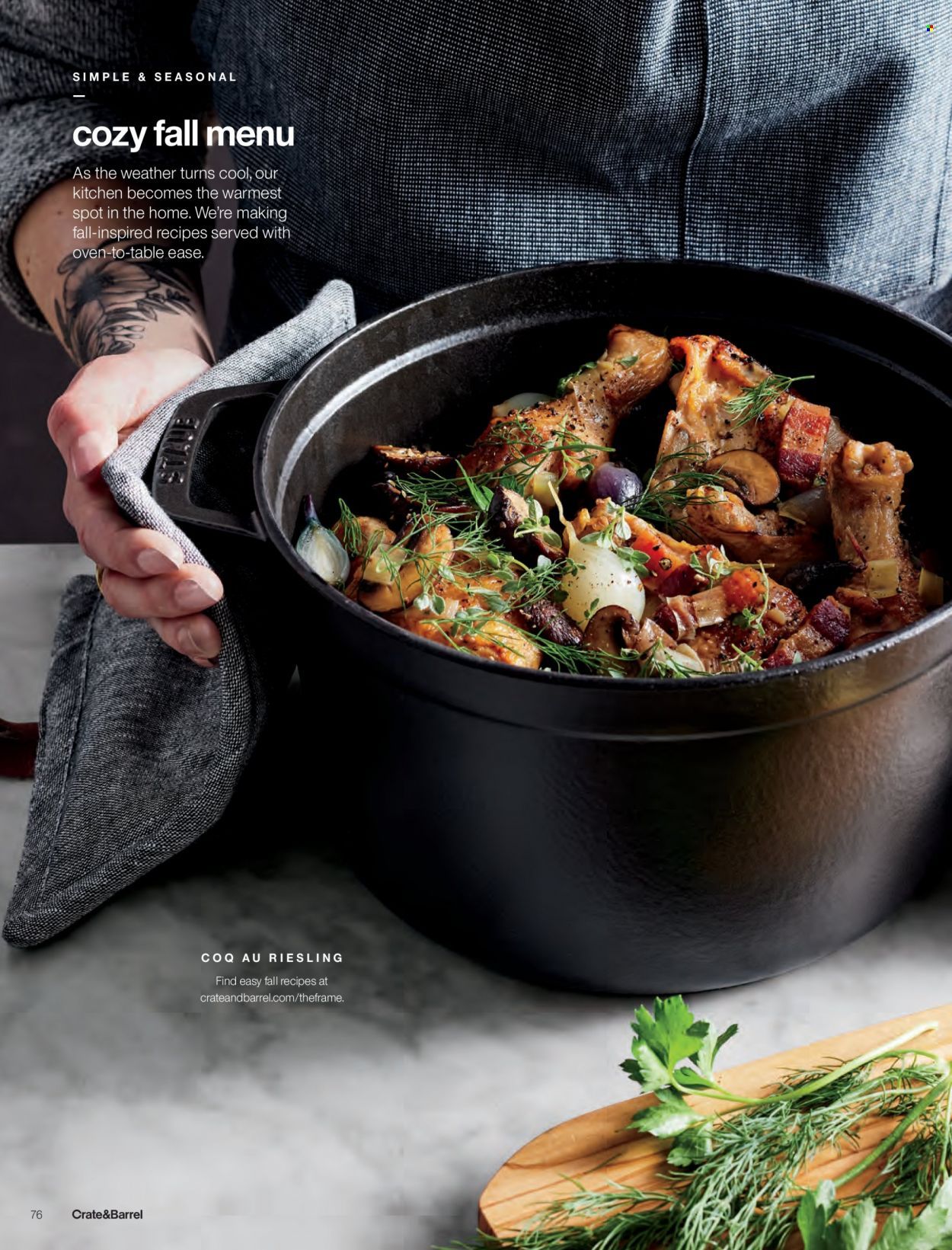 Crate & Barrel Weekly Ad Flyer October 3 to October 10