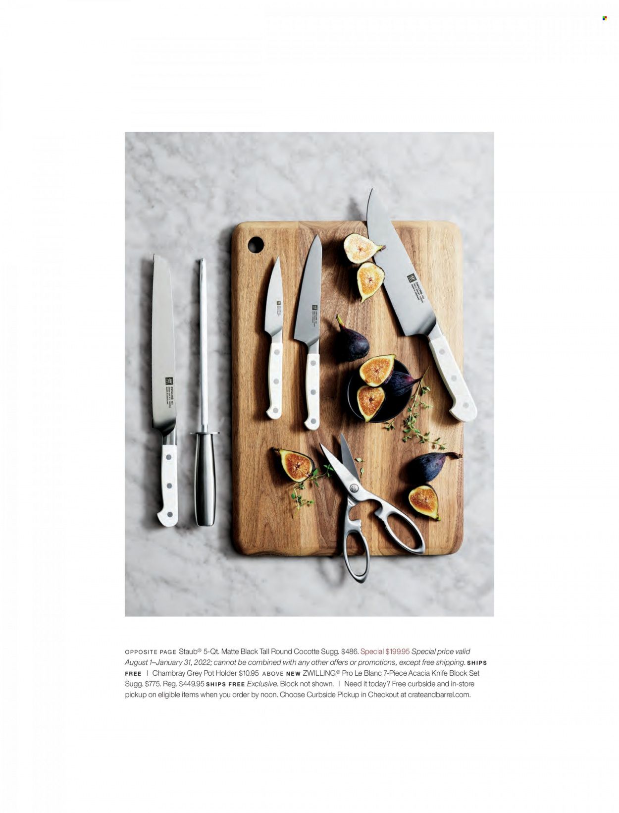 Crate & Barrel Weekly Ad Flyer October 3 to October 10