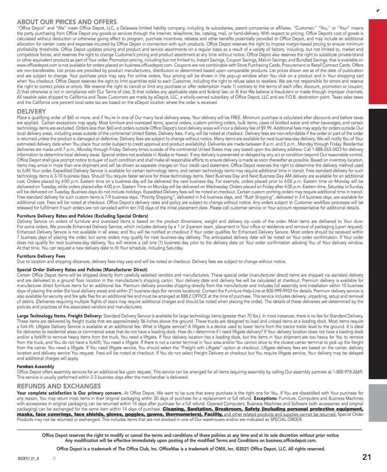 Office DEPOT Weekly Ad Flyer October 3 to October 10