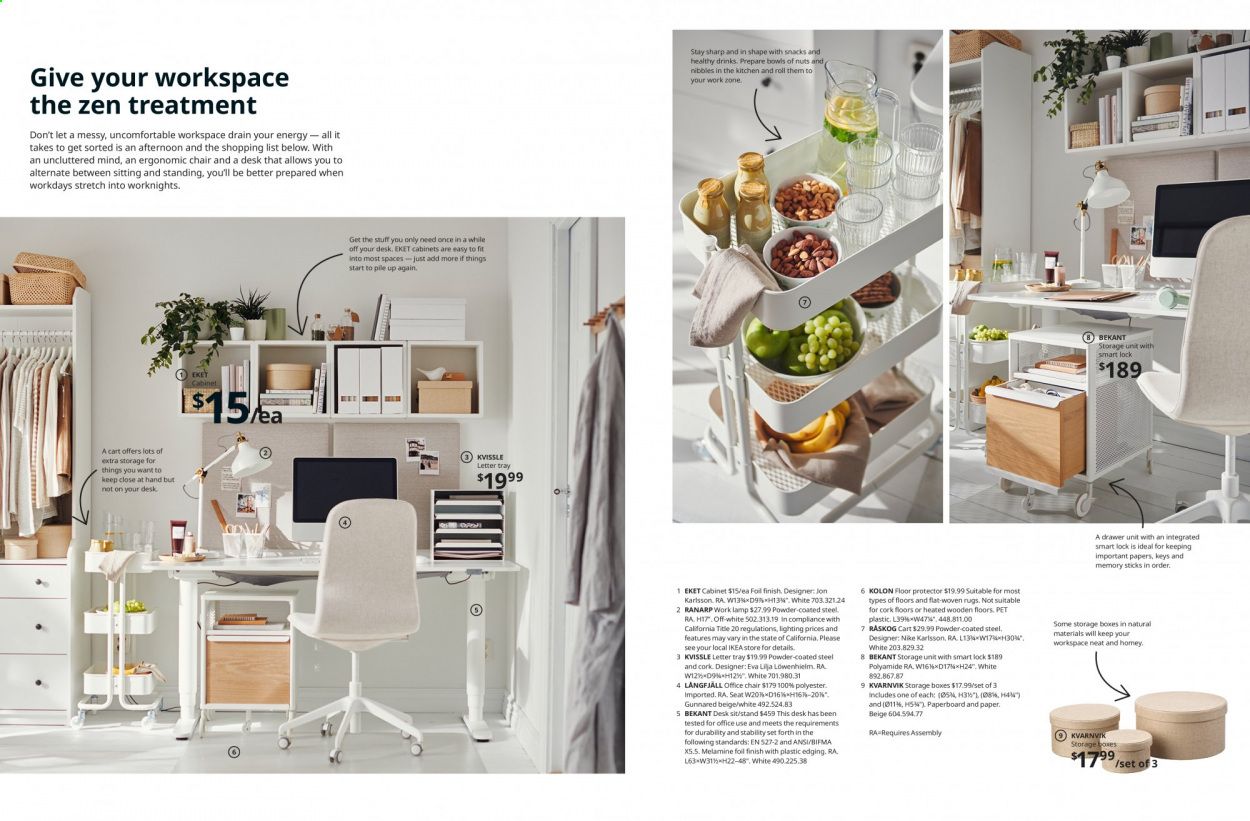 IKEA 2022 Working from home Promotions & Flyer Specials November 2022