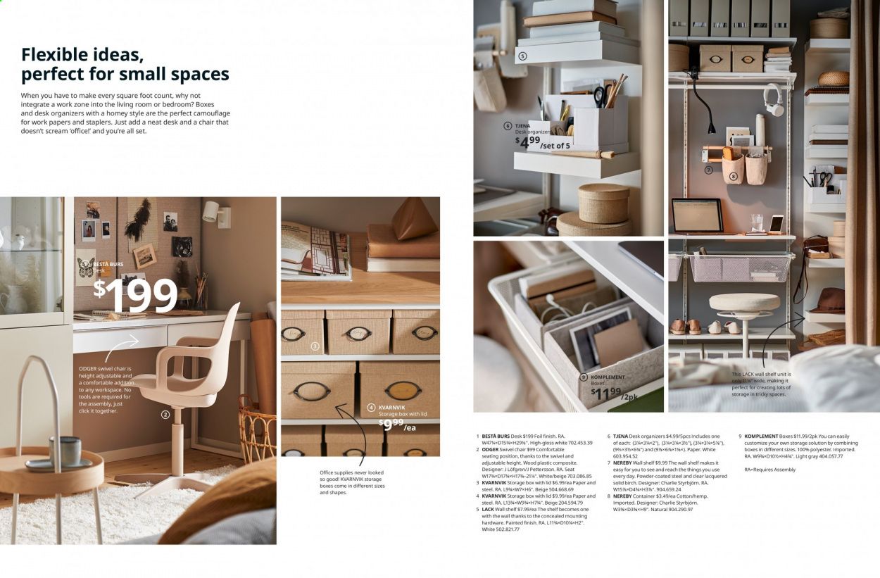 IKEA 2022 Working from home Promotions & Flyer Specials November 2022