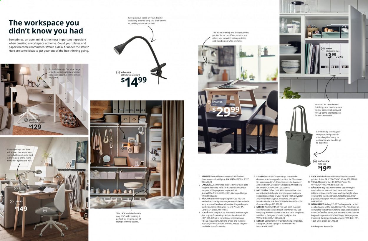 IKEA 2022 Working from home Promotions & Flyer Specials November 2022