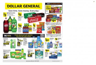 Dollar General (GA, LA, MI, MN, NM, OH, OK) Weekly Ad Flyer October 4 to October 11