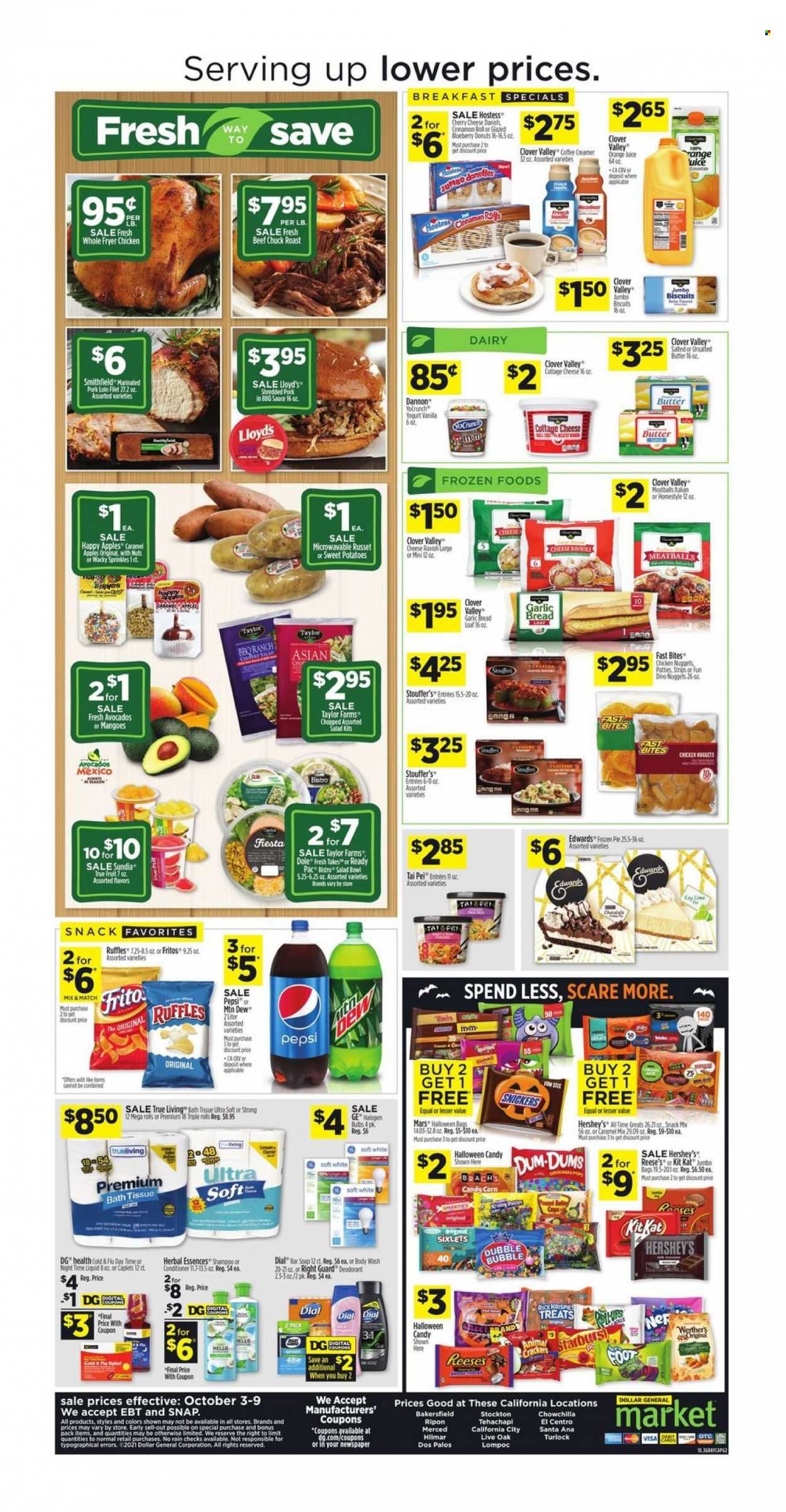 Dollar General (CA) Weekly Ad Flyer October 4 to October 11
