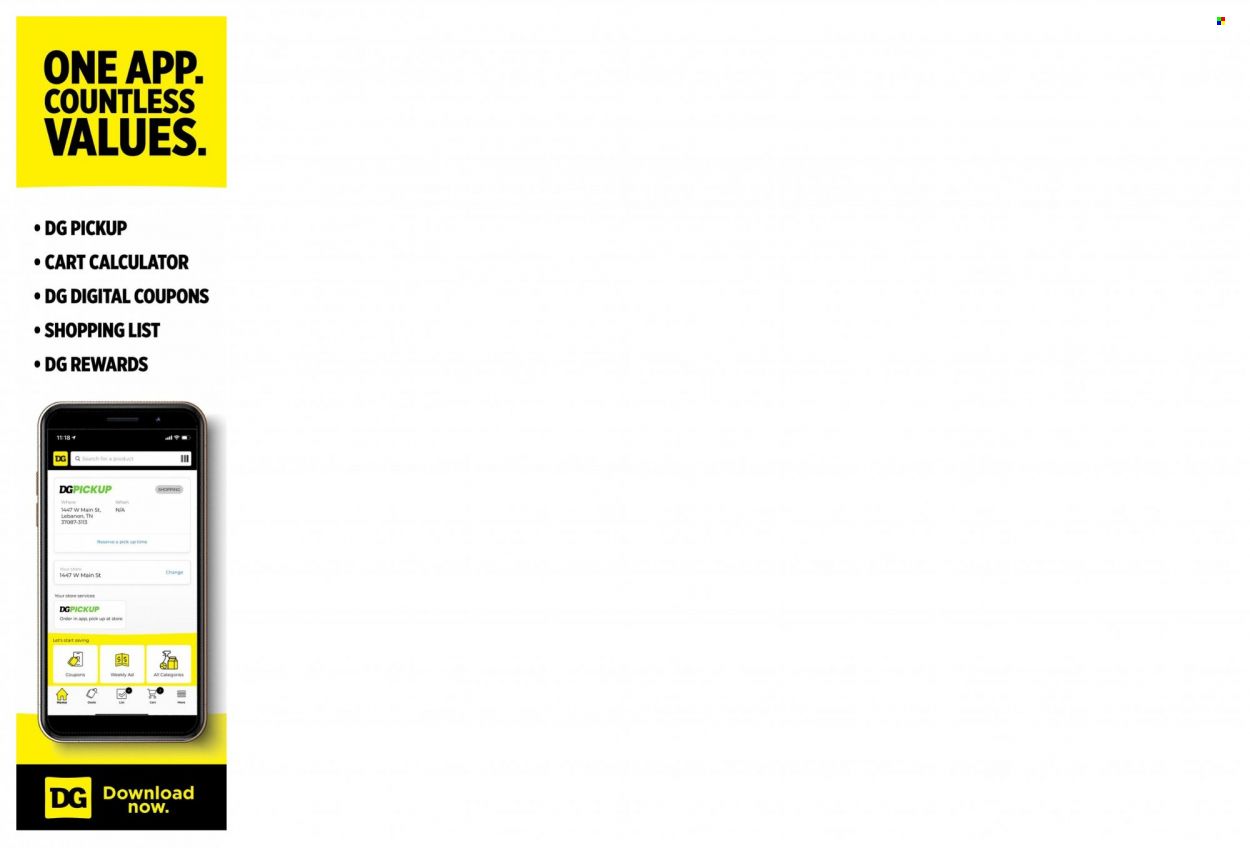 Dollar General (CA, NV) Weekly Ad Flyer October 6 to October 13