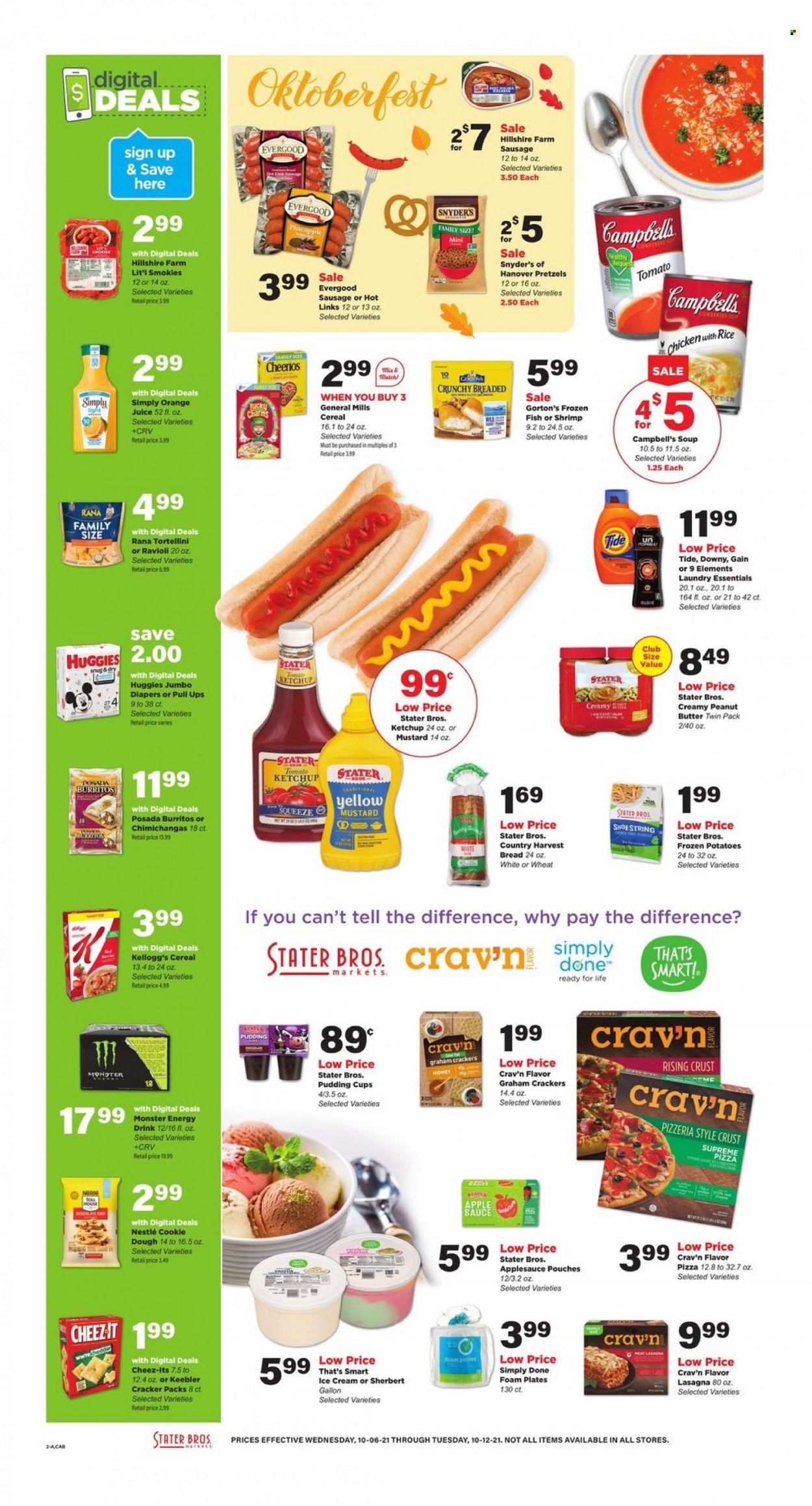Stater Bros. (CA) Weekly Ad Flyer October 6 to October 13