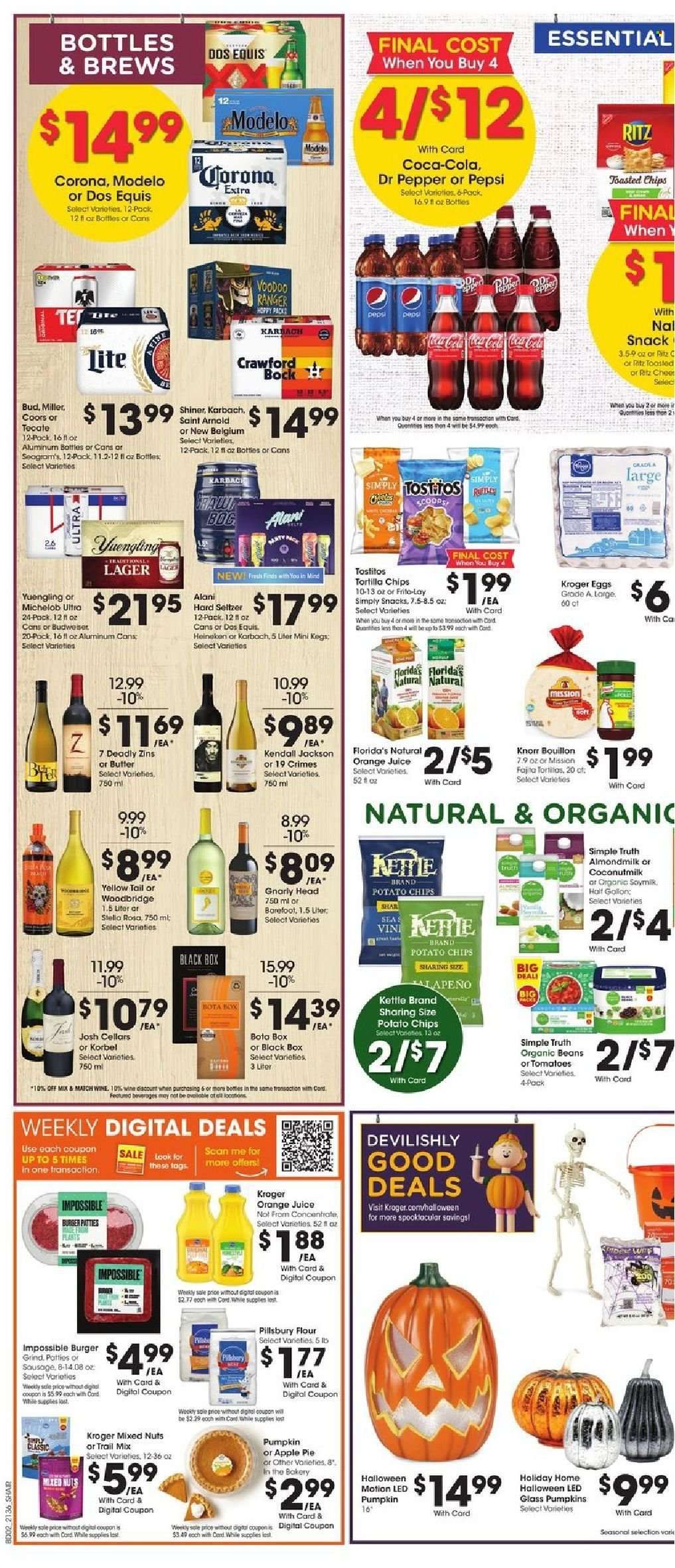 Kroger (GA, IL, LA, MI, OK, SC, TN, TX, VA) Weekly Ad Flyer October 6 to October 13