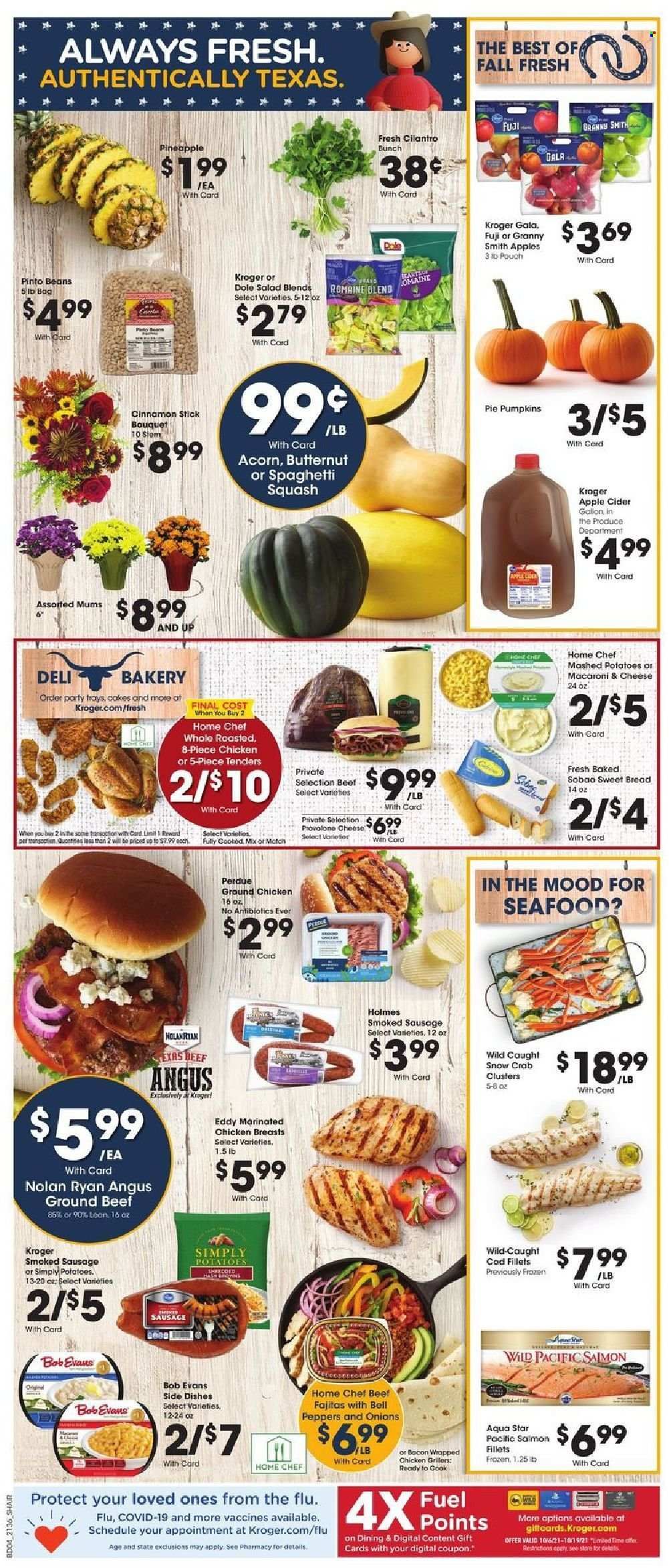 Kroger (GA, IL, LA, MI, OK, SC, TN, TX, VA) Weekly Ad Flyer October 6 to October 13