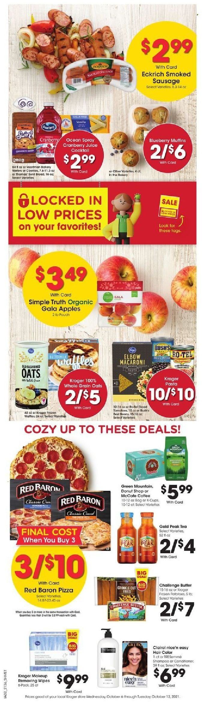 Kroger (GA, IL, LA, MI, OK, SC, TN, TX, VA) Weekly Ad Flyer October 6 to October 13