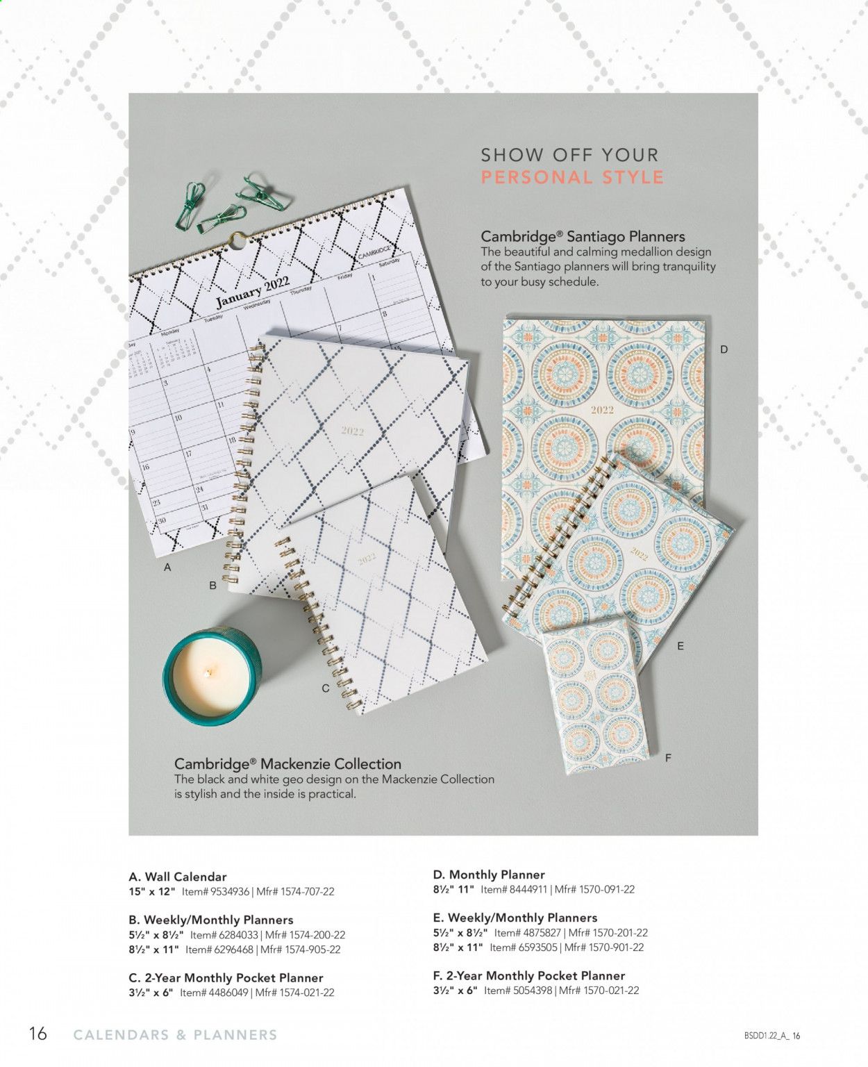 Office DEPOT Calendars & Planners 2022 Promotions & Flyer Specials January 2023