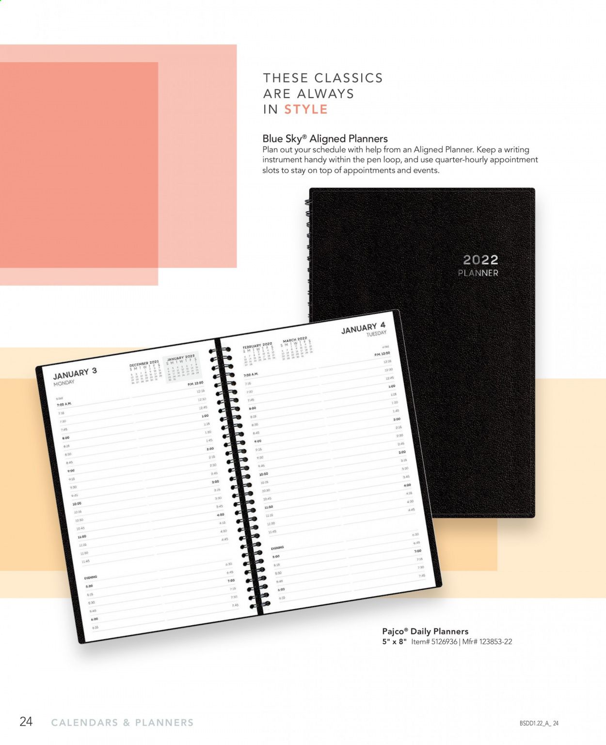 Office DEPOT Calendars & Planners 2022 Promotions & Flyer Specials January 2023