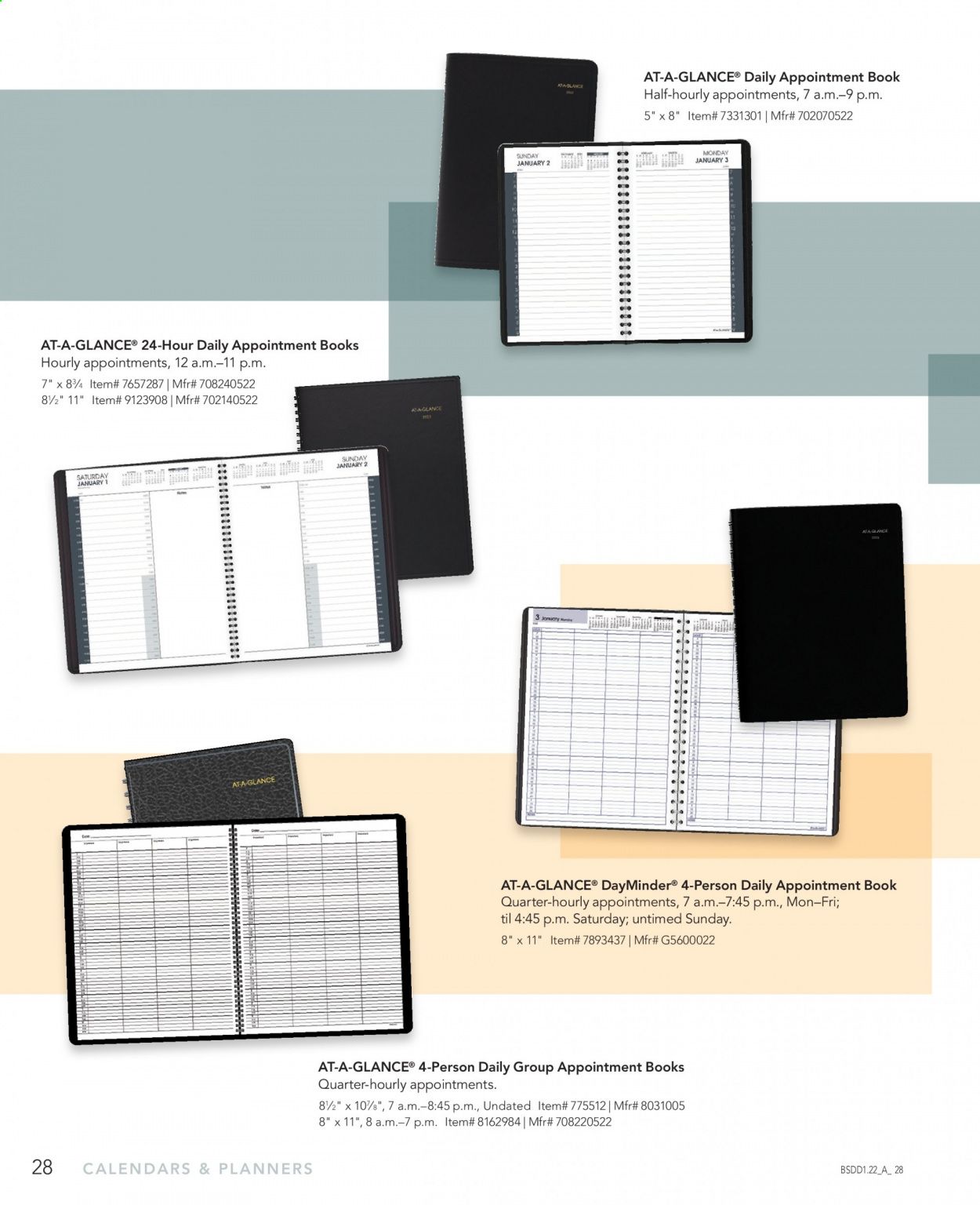 Office DEPOT Calendars & Planners 2022 Promotions & Flyer Specials January 2023
