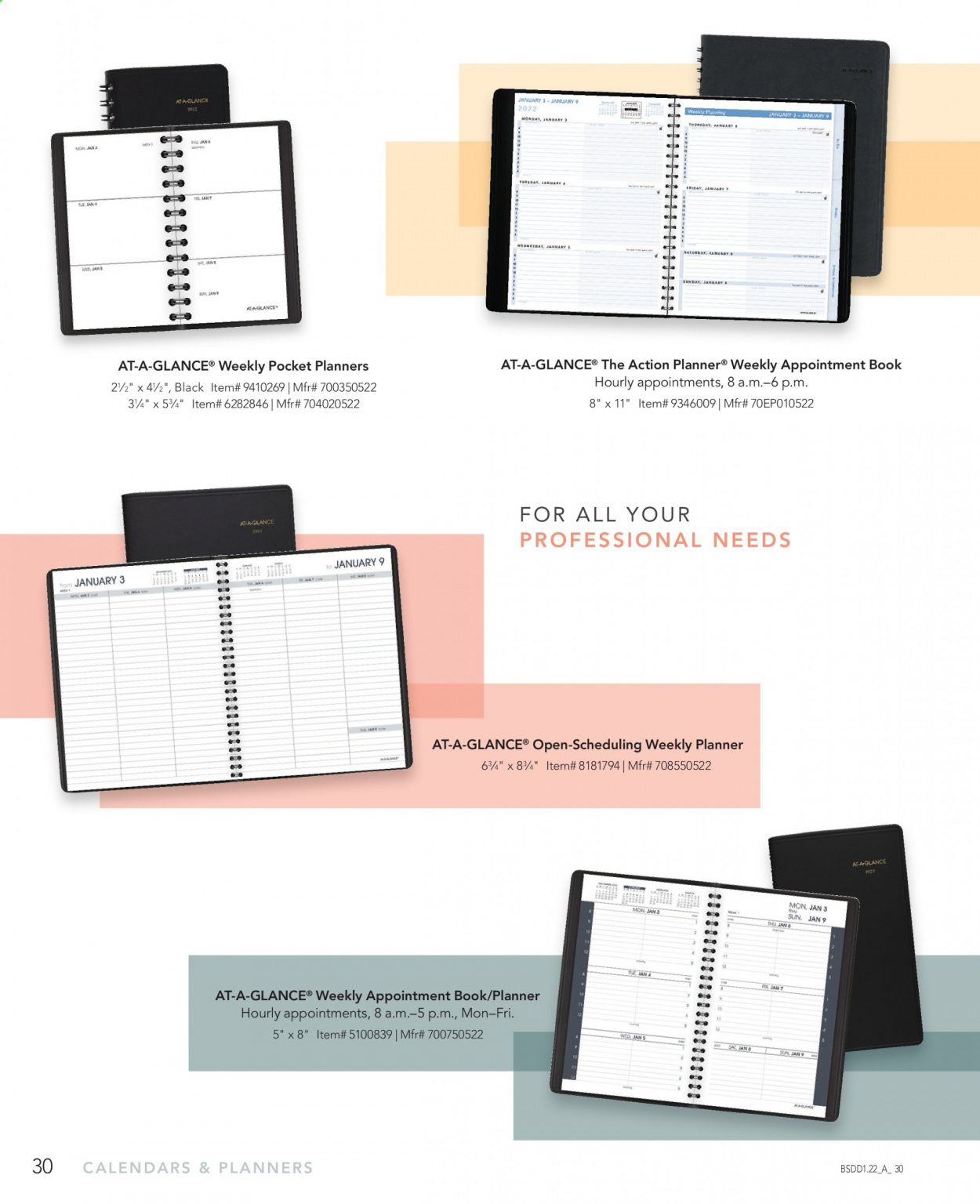 Office DEPOT Calendars & Planners 2022 Promotions & Flyer Specials January 2023