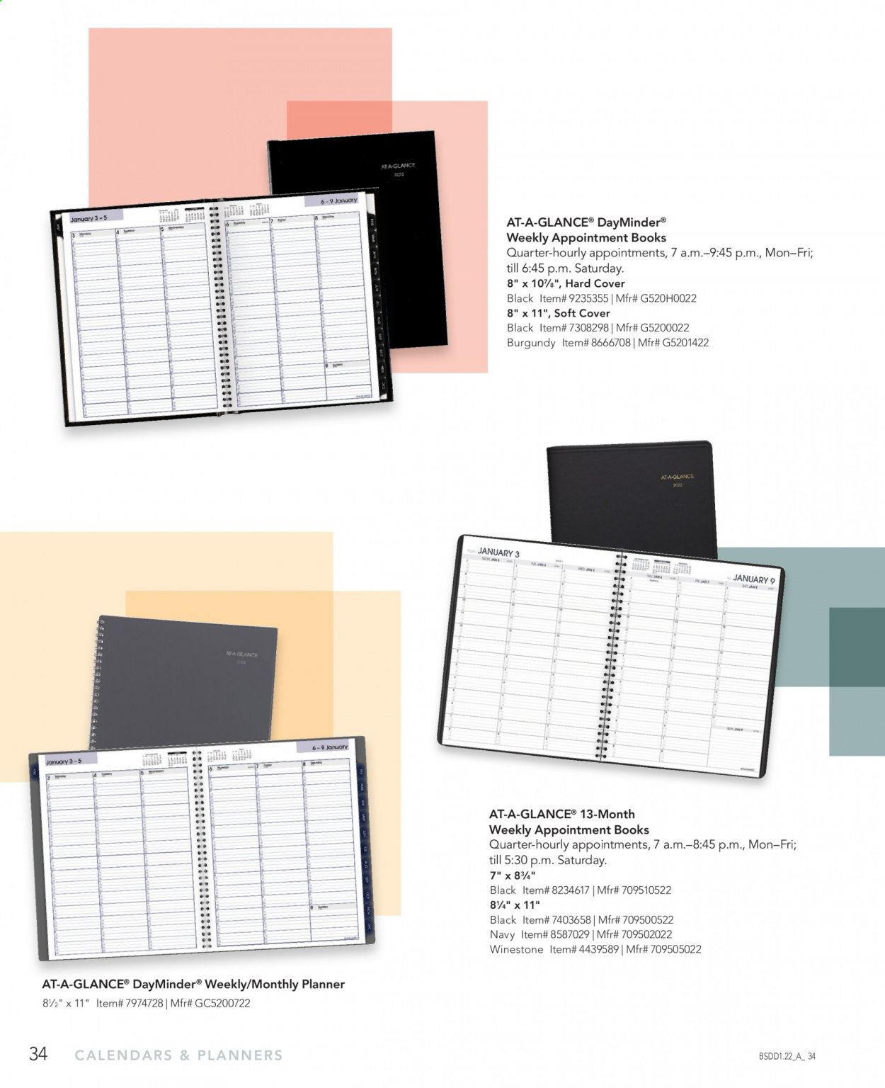 Office DEPOT Calendars & Planners 2022 Promotions & Flyer Specials January 2023