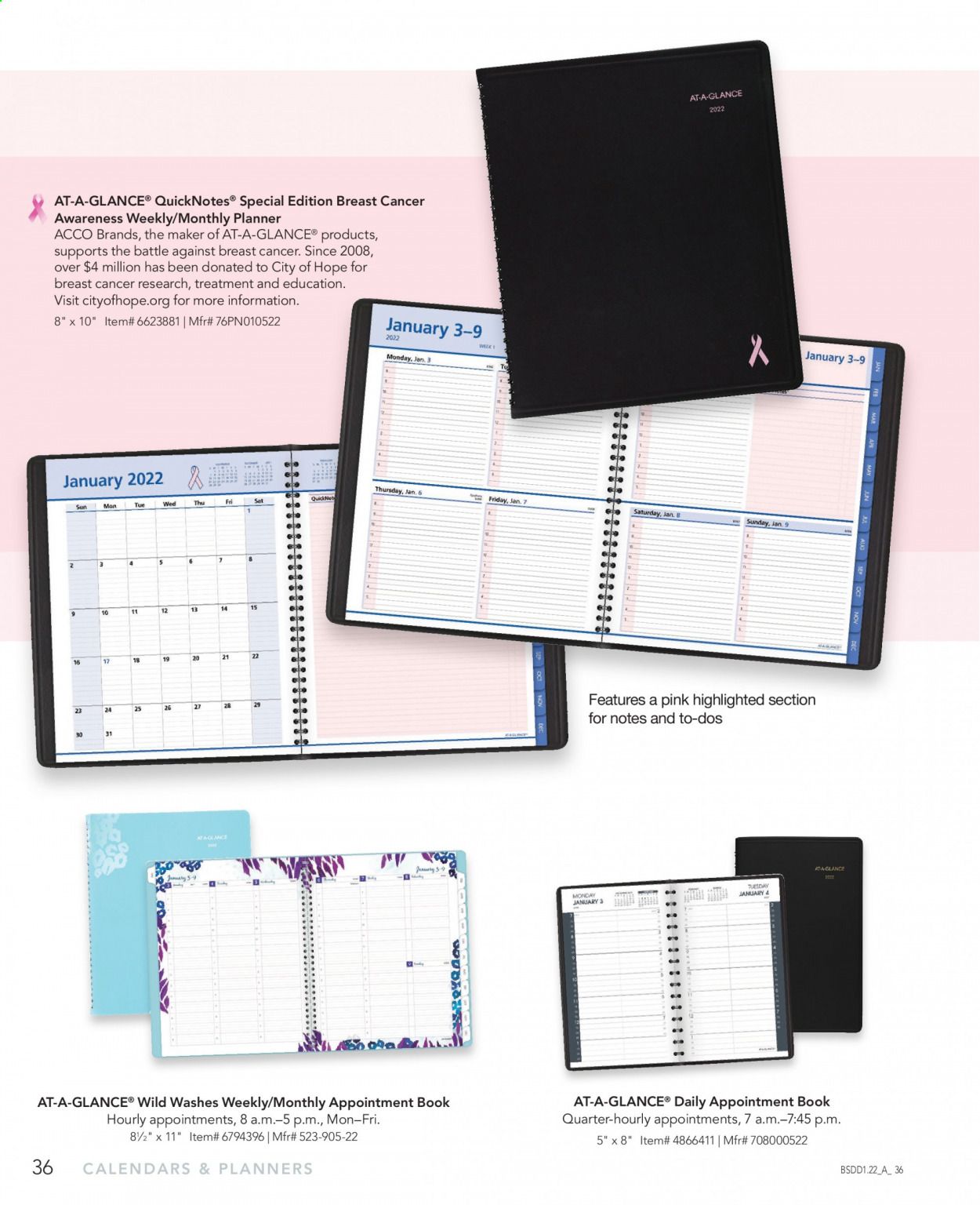Office DEPOT Calendars & Planners 2022 Promotions & Flyer Specials January 2023