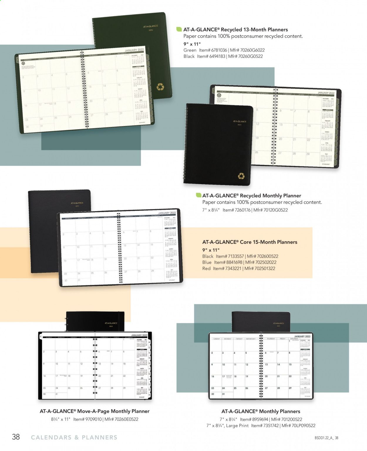Office DEPOT Calendars & Planners 2022 Promotions & Flyer Specials January 2023