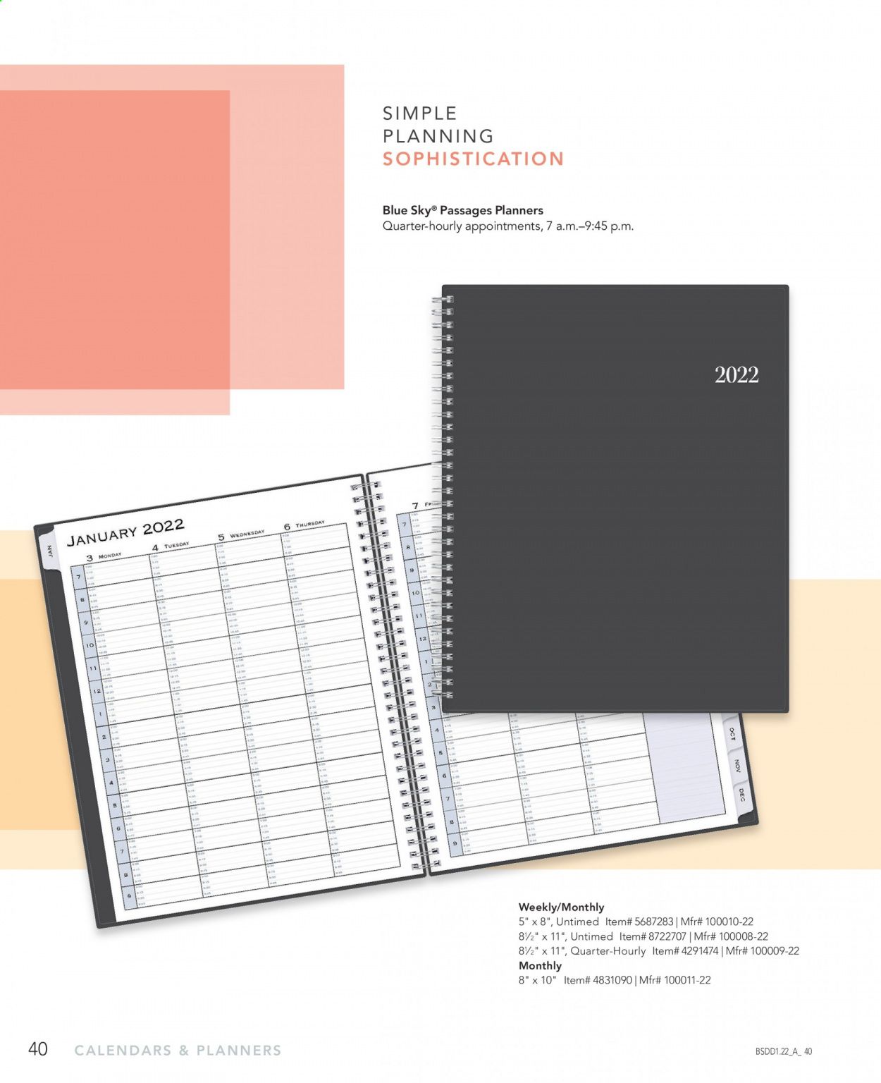 Office DEPOT Calendars & Planners 2022 Promotions & Flyer Specials January 2023