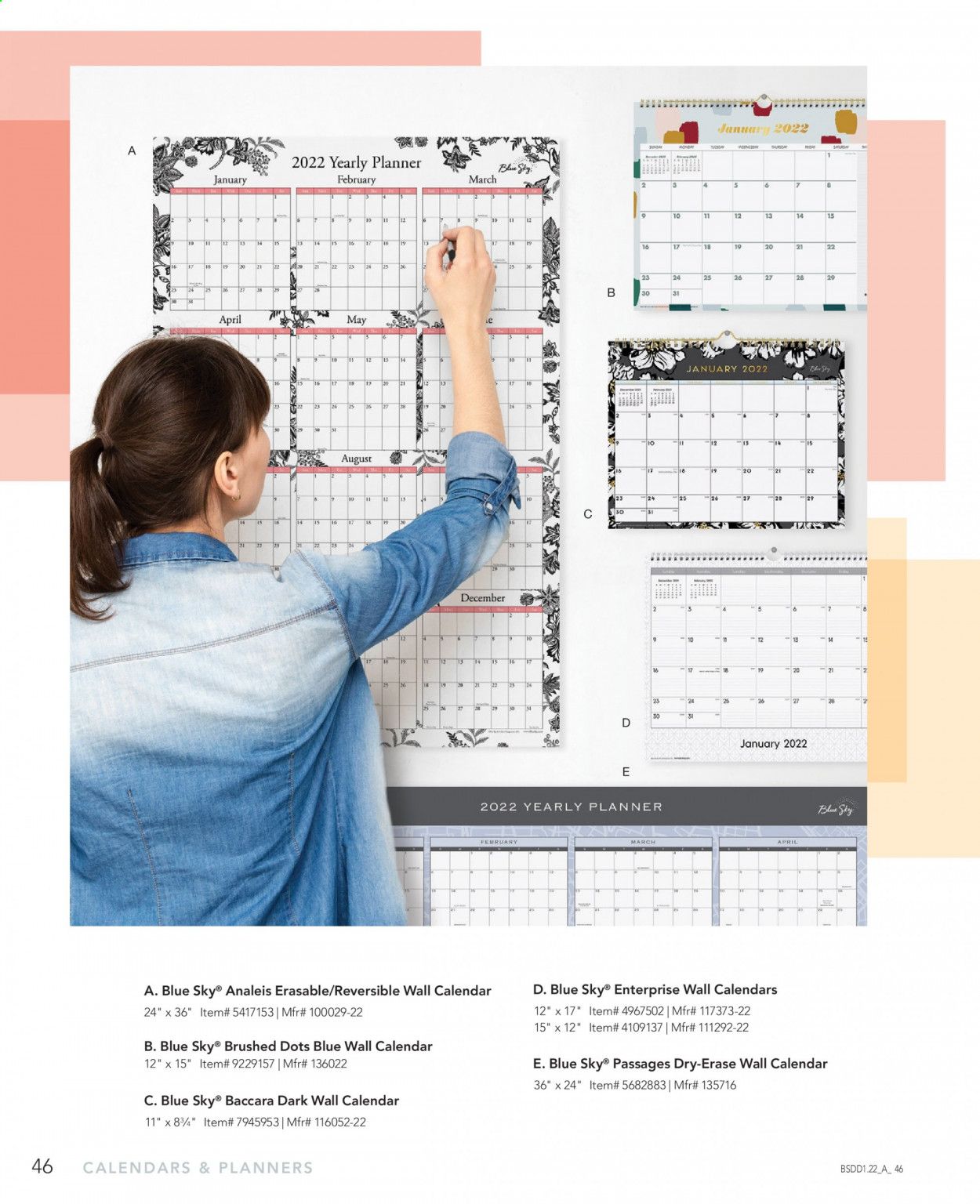 Office DEPOT Calendars & Planners 2022 Promotions & Flyer Specials January 2023
