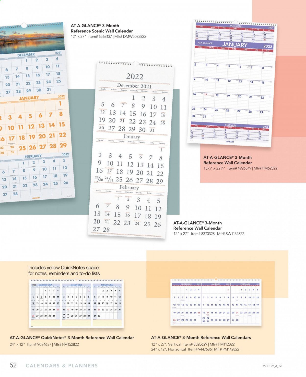 Office DEPOT Calendars & Planners 2022 Promotions & Flyer Specials January 2023