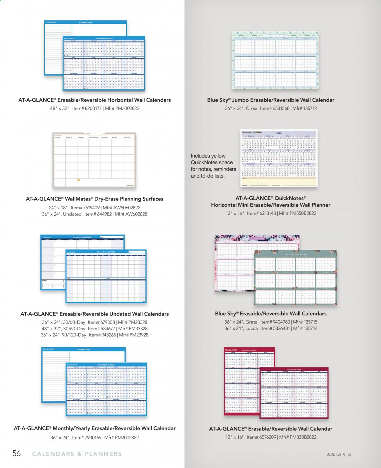 Office DEPOT Calendars & Planners 2022 Promotions & Flyer Specials January 2023