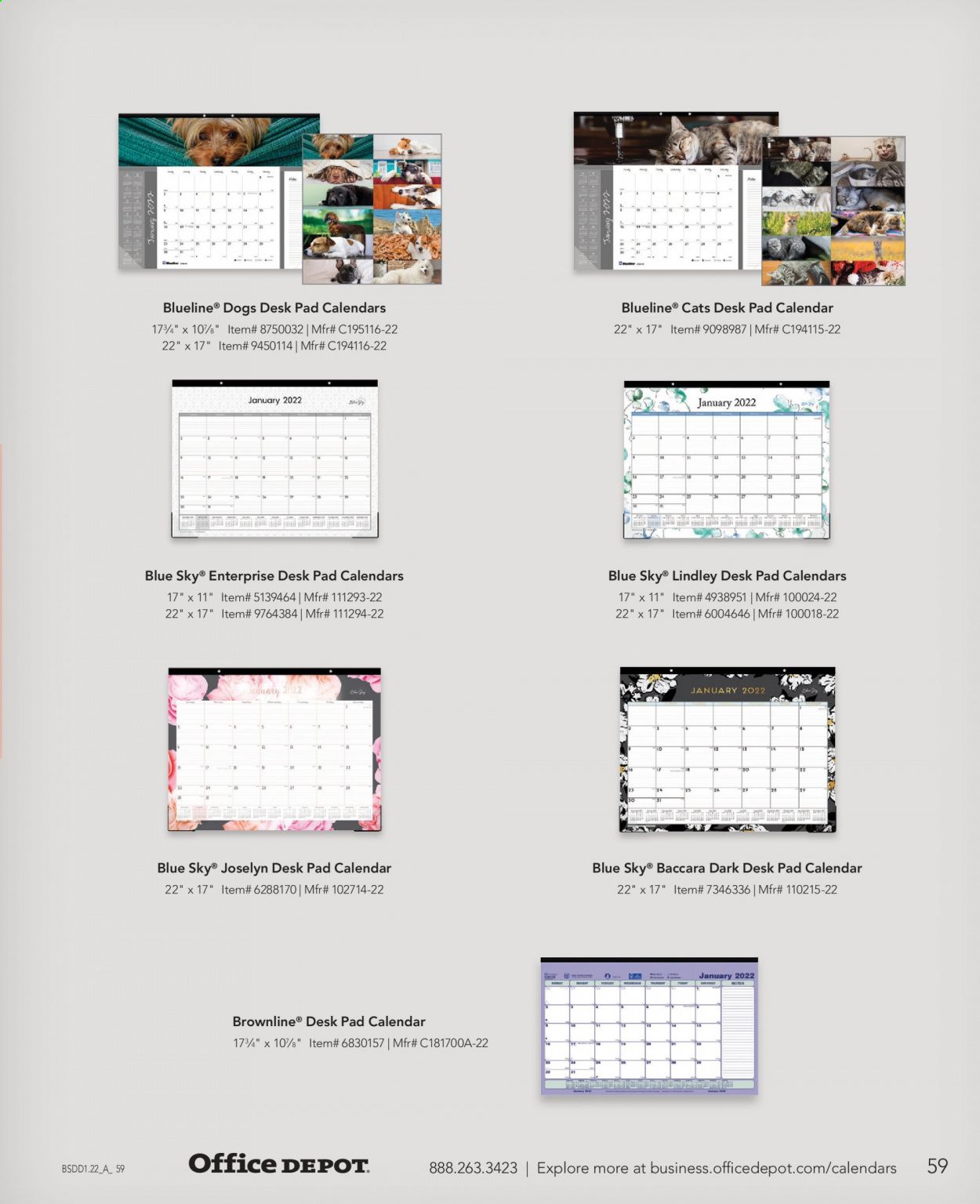 Office DEPOT Calendars & Planners 2022 Promotions & Flyer Specials January 2023