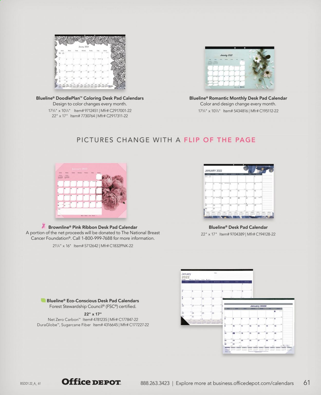Office DEPOT Calendars & Planners 2022 Promotions & Flyer Specials January 2023