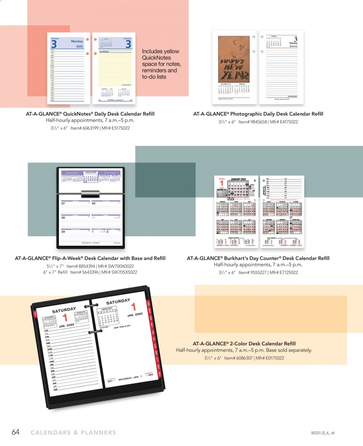 Office DEPOT Calendars & Planners 2022 Promotions & Flyer Specials January 2023