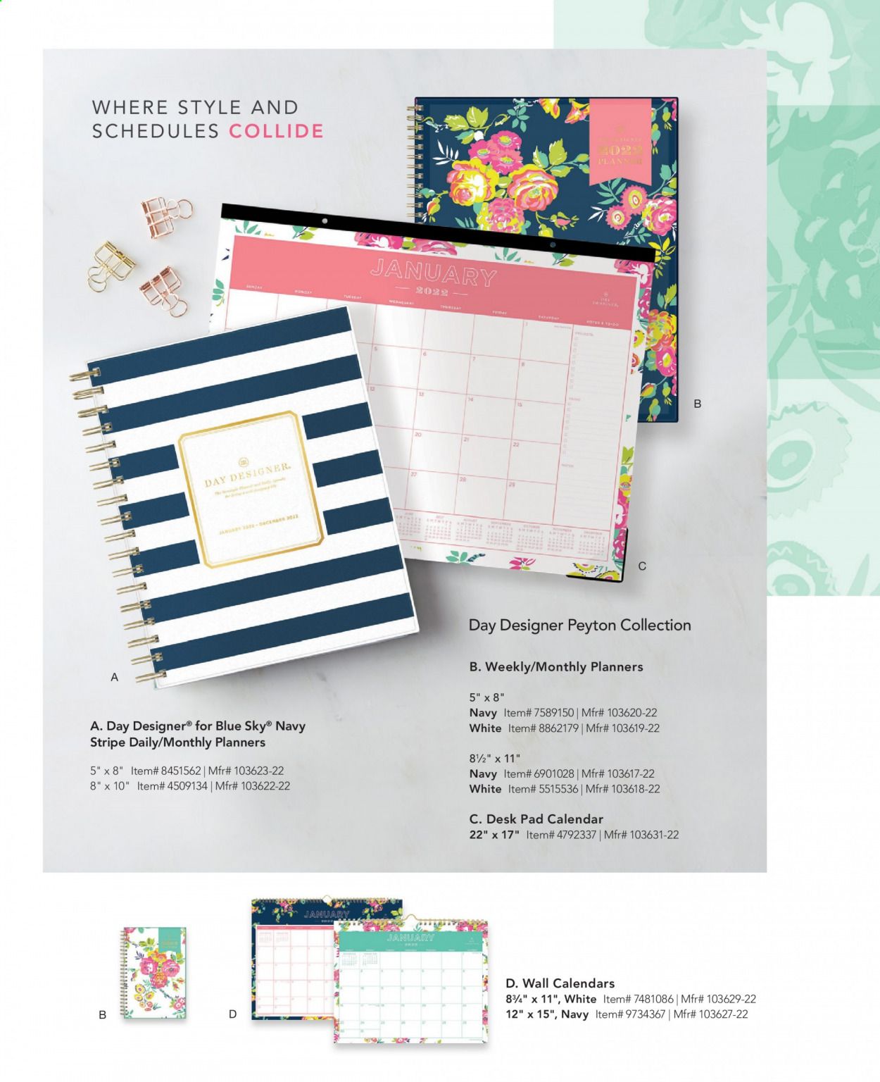 Office DEPOT Calendars & Planners 2022 Promotions & Flyer Specials January 2023