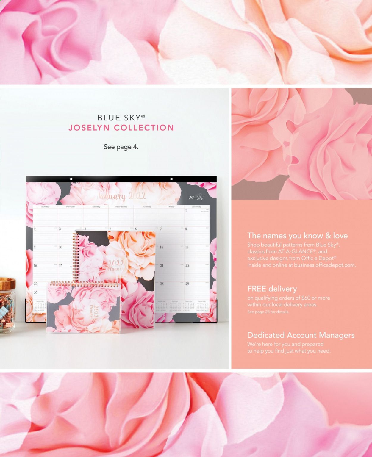 Office DEPOT Calendars & Planners 2022 Promotions & Flyer Specials January 2023