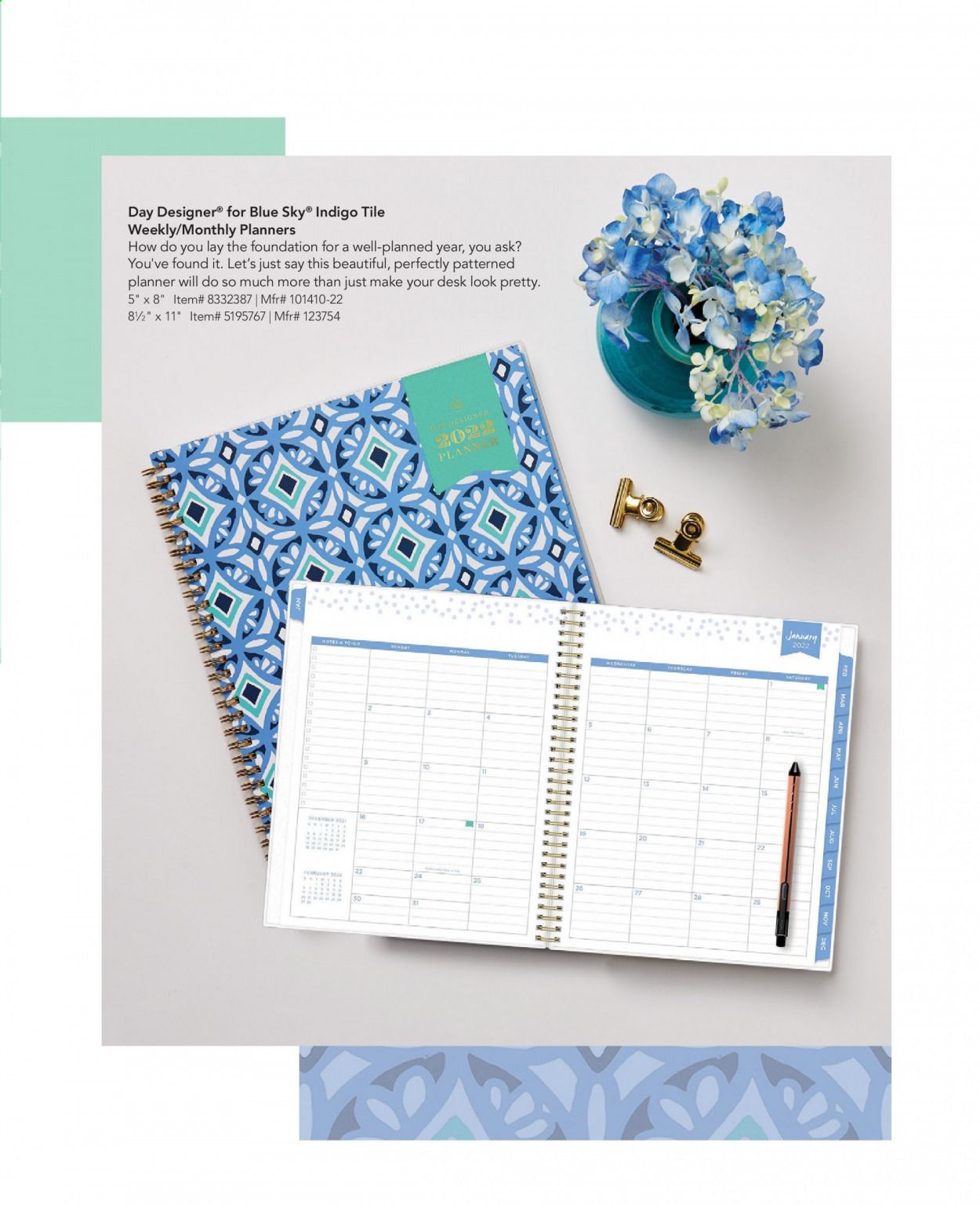 Office DEPOT Calendars & Planners 2022 Promotions & Flyer Specials January 2023