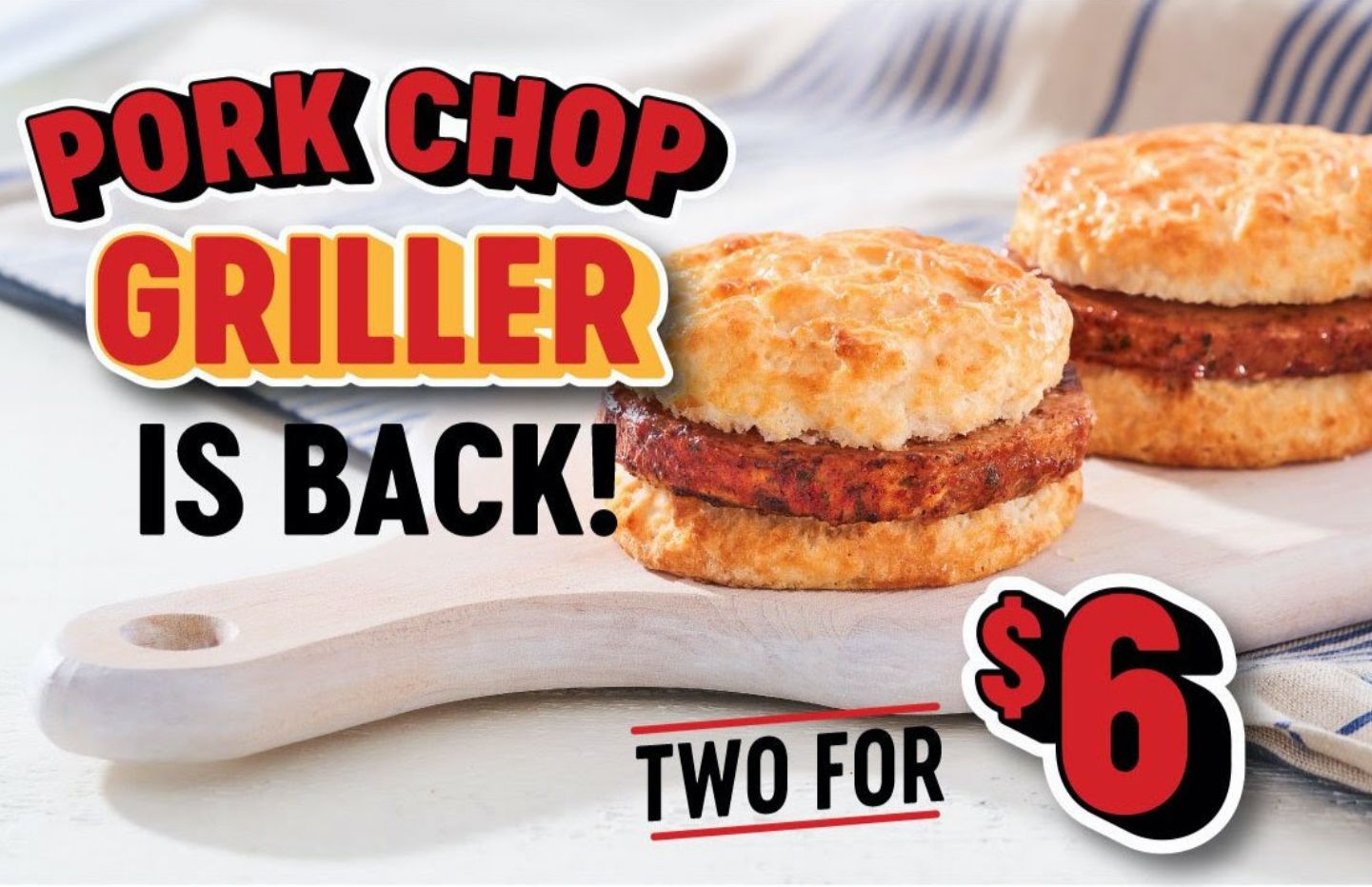 Popular 2 for $6 Pork Chop Griller Deal Returns to Bojangles Popular 2 for $6 Pork Chop Griller Deal Returns to Bojangles