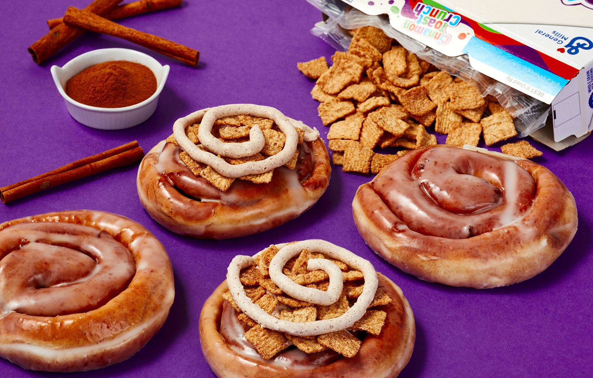 Krispy Kreme is Serving Up their New Cinnamon Toast Crunch Cinnamon Roll for a Short Time Krispy Kreme is Serving Up their New Cinnamon Toast Crunch Cinnamon Roll for a Short Time