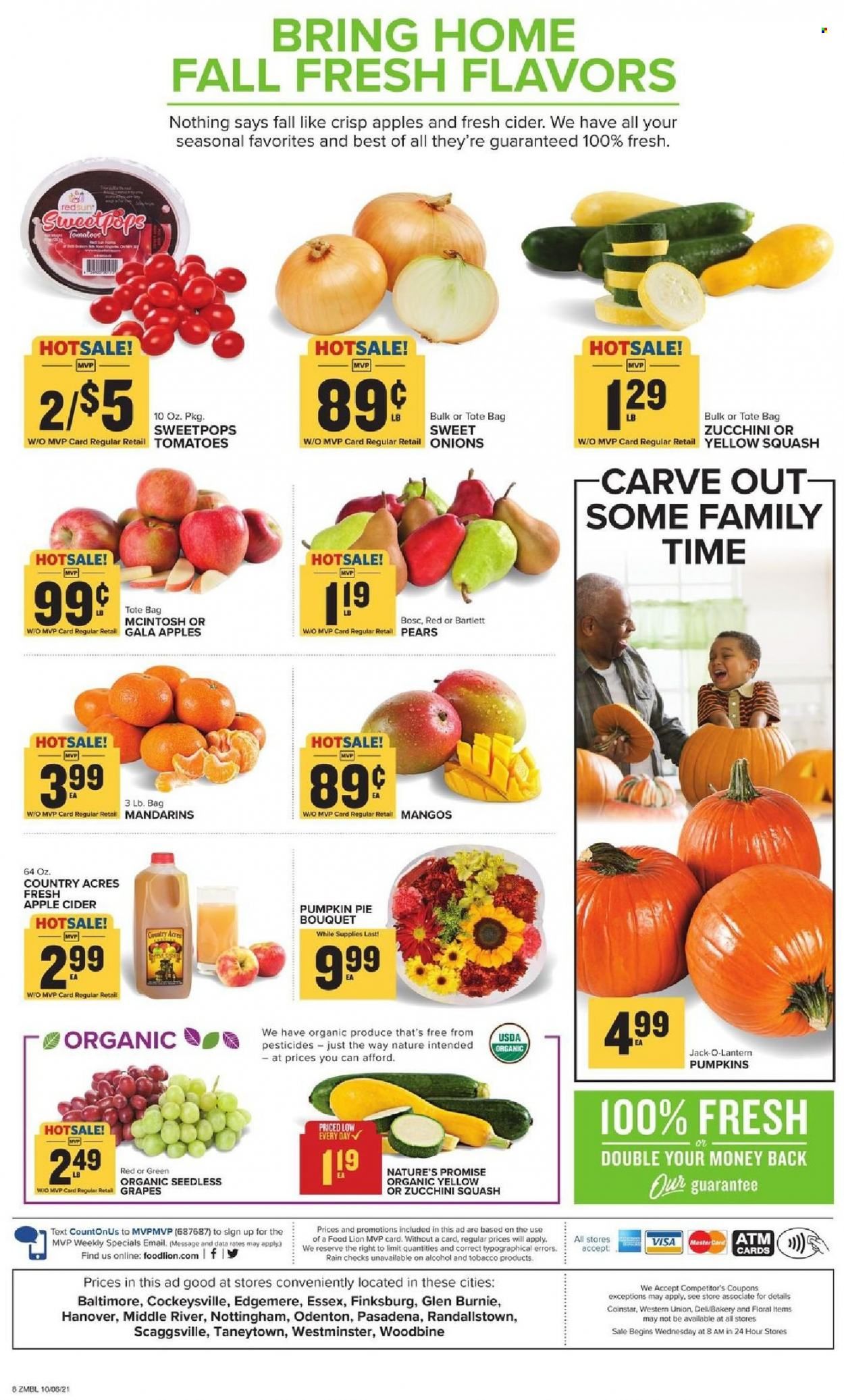 Food Lion (MD) Weekly Ad Flyer October 7 to October 14