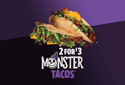 Monster Tacos Return with a 2 for $3 Deal to Jack In The Box Restaurants this Halloween