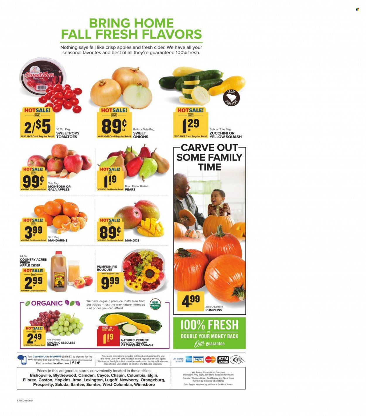 Food Lion (SC) Weekly Ad Flyer October 7 to October 14