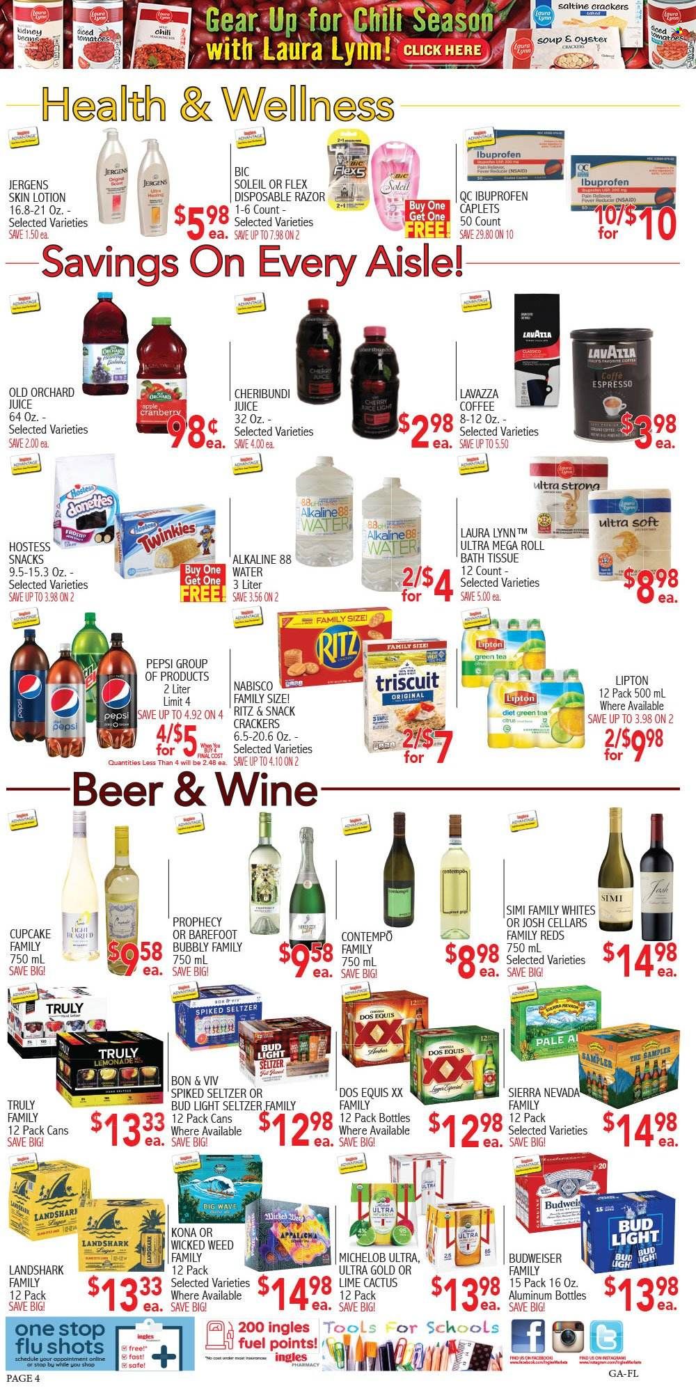 Ingles (GA, NC, SC, TN) Weekly Ad Flyer October 7 to October 14