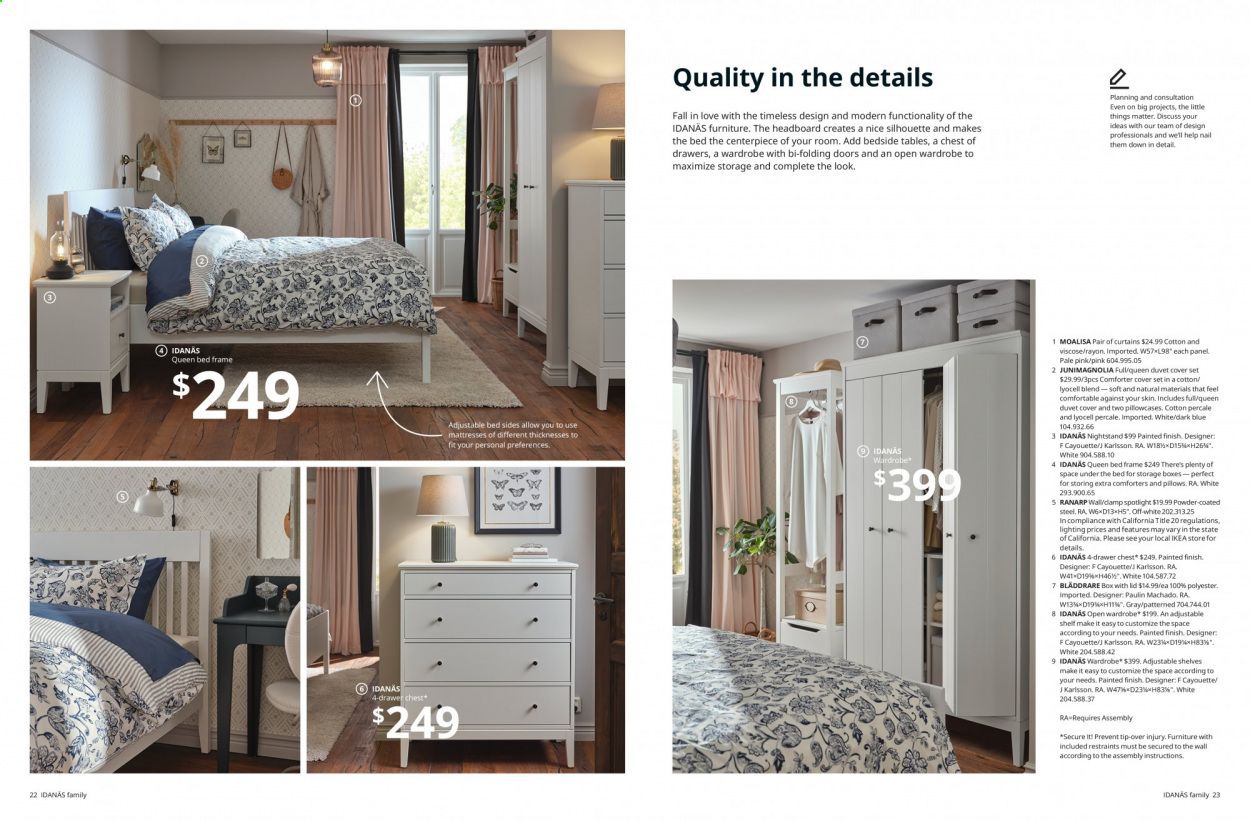 IKEA 2022 Bedrooms Promotions & Flyer Specials January 2023