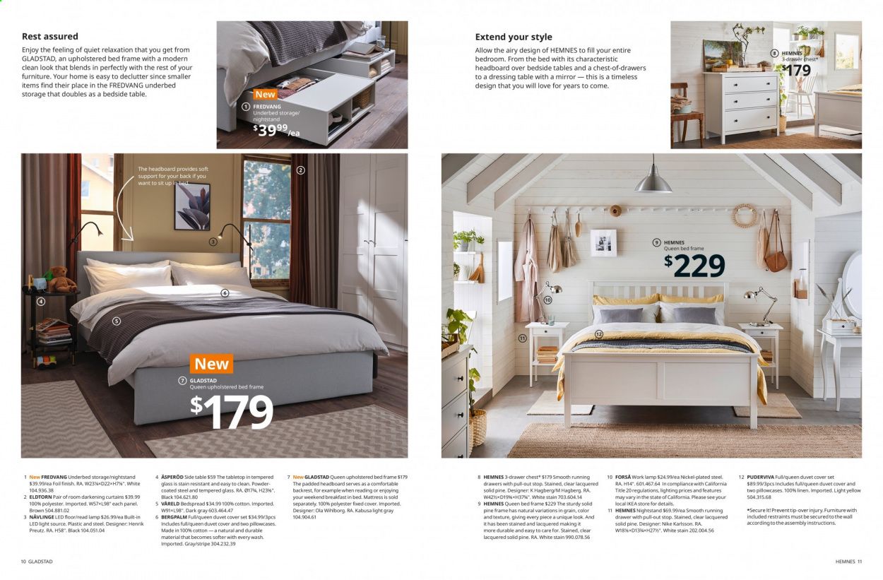 IKEA 2022 Bedrooms Promotions & Flyer Specials January 2023