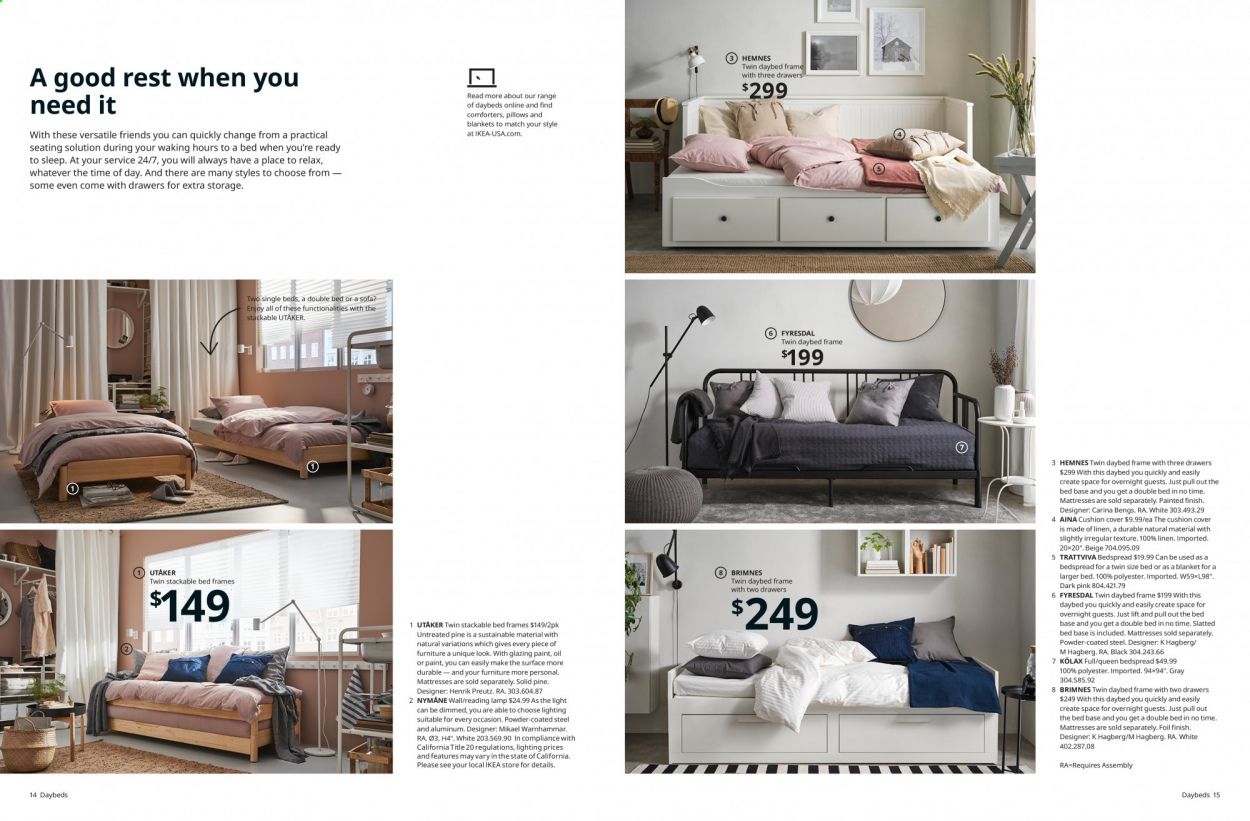 IKEA 2022 Bedrooms Promotions & Flyer Specials January 2023