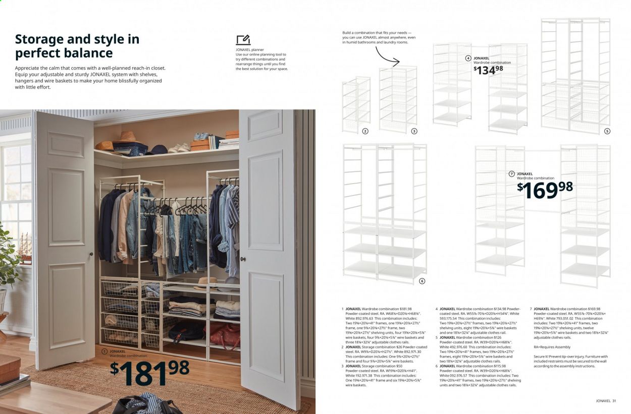 IKEA 2022 Wardrobes Promotions & Flyer Specials January 2023