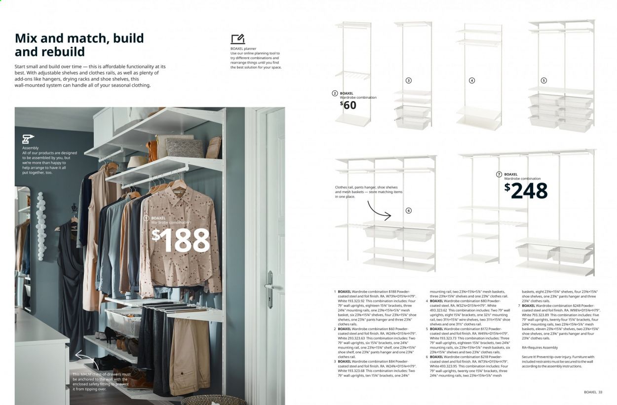 IKEA 2022 Wardrobes Promotions & Flyer Specials January 2023
