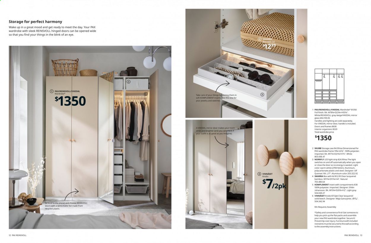 IKEA 2022 Wardrobes Promotions & Flyer Specials January 2023