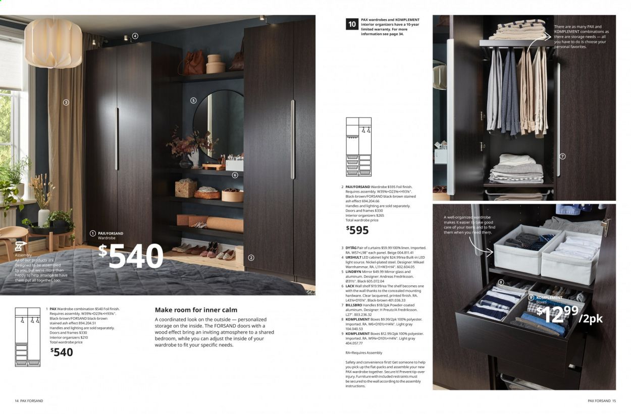 IKEA 2022 Wardrobes Promotions & Flyer Specials January 2023