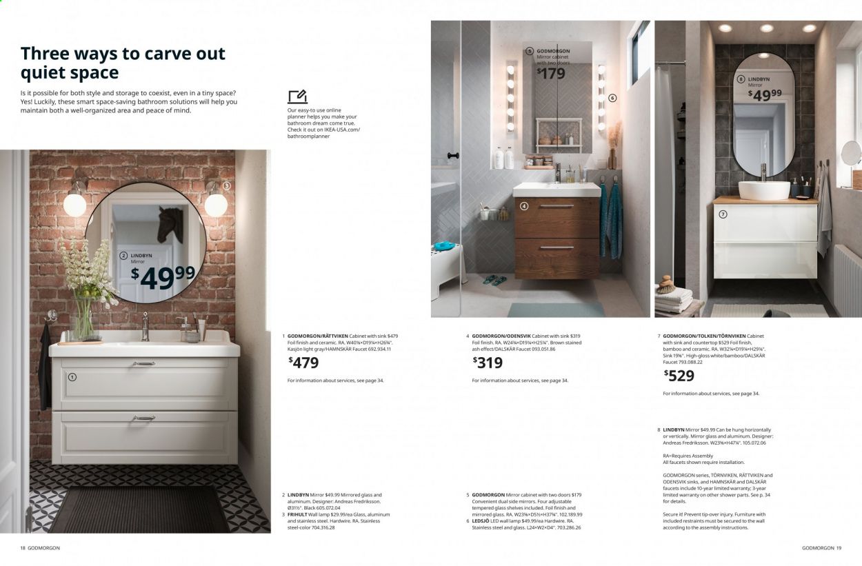 IKEA 2022 Bathrooms Promotions & Flyer Specials October 2022