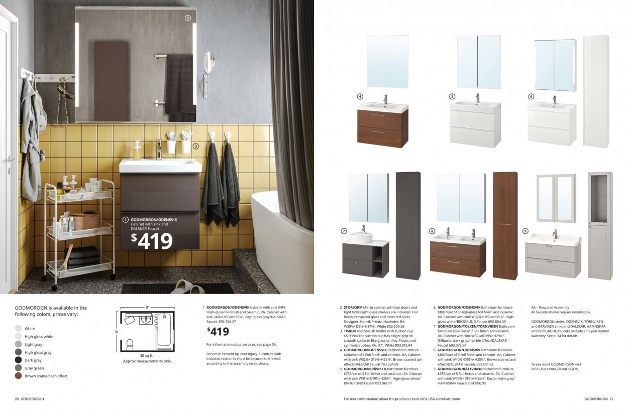 IKEA 2022 Bathrooms Promotions & Flyer Specials October 2022