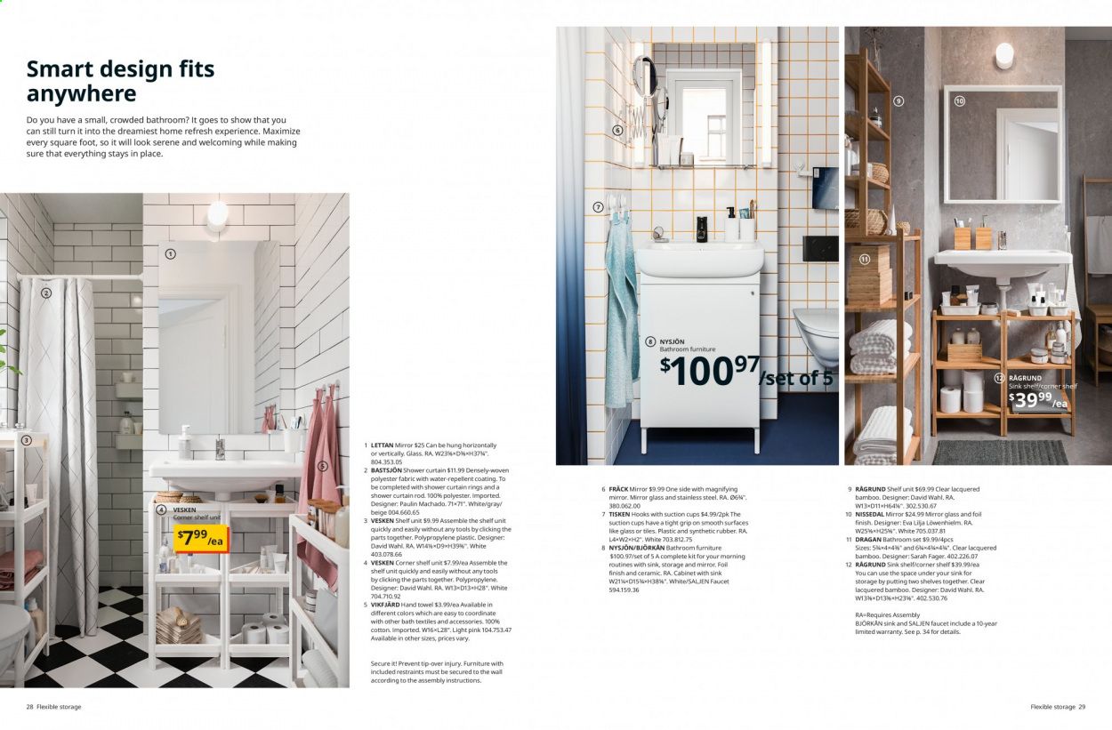 IKEA 2022 Bathrooms Promotions & Flyer Specials October 2022