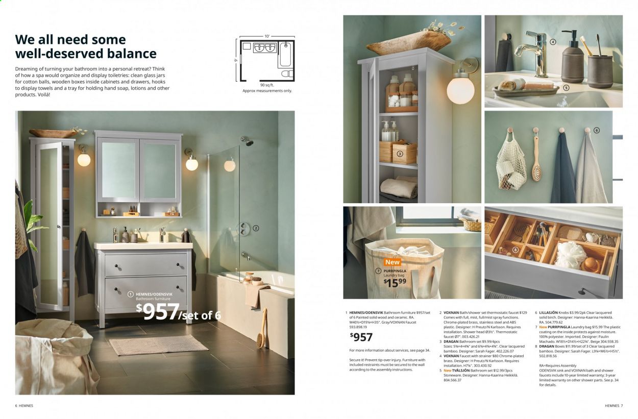 IKEA 2022 Bathrooms Promotions & Flyer Specials October 2022