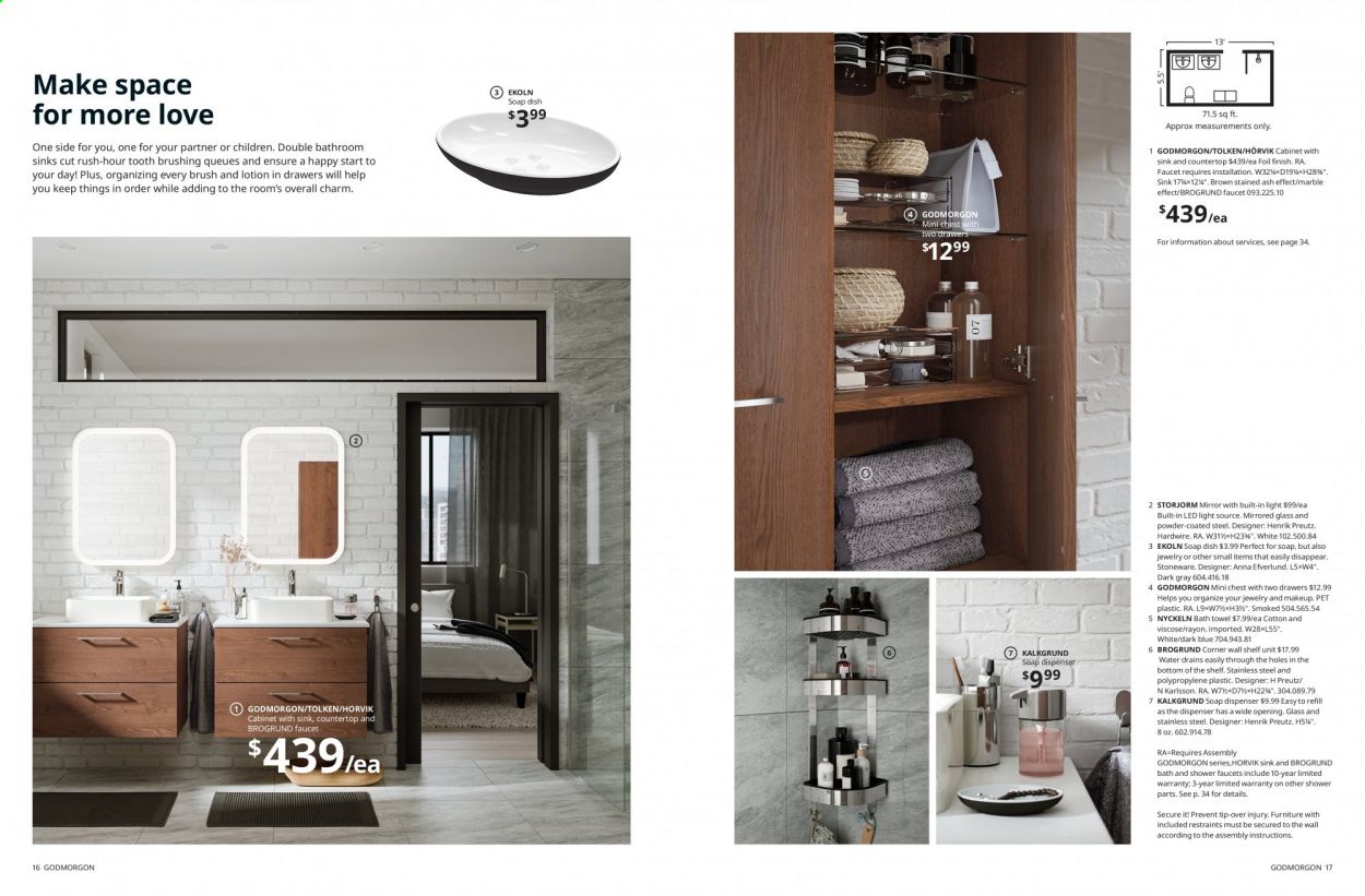 IKEA 2022 Bathrooms Promotions & Flyer Specials October 2022