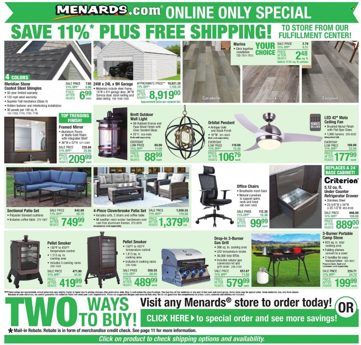 Menards Weekly Ad Flyer October 9 to October 16