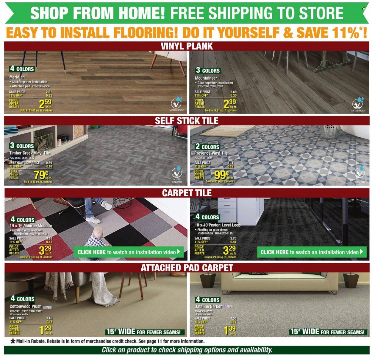 Menards Weekly Ad Flyer October 9 to October 16